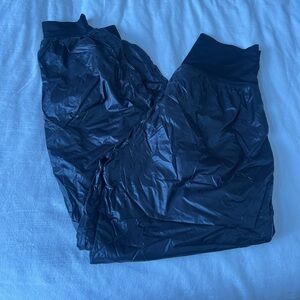 Trash bag ballet warm up pants